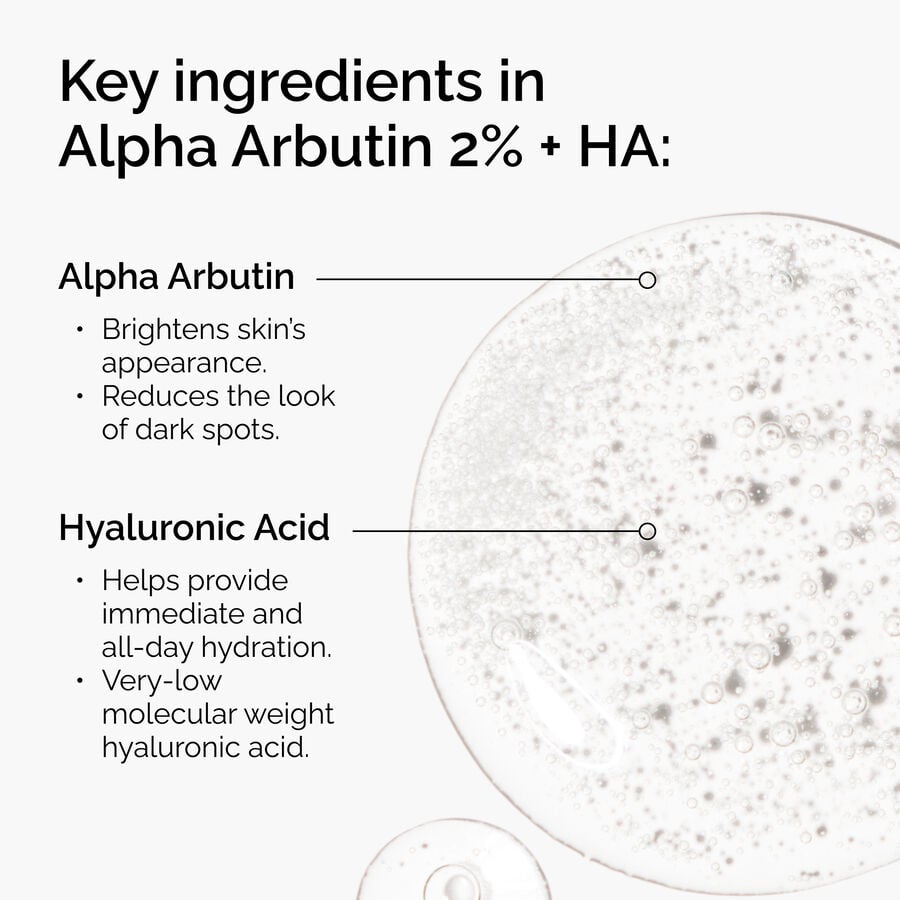 Alpha Arbutin 2% + HA - US 7907