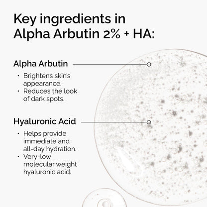 Alpha Arbutin 2% + HA - US 7907