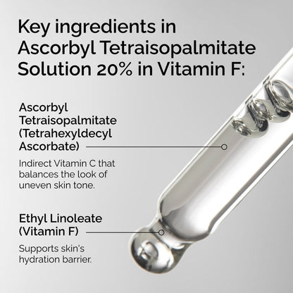 Ascorbyl Tetraisopalmitate Solution 20% in Vitamin F - US 4689