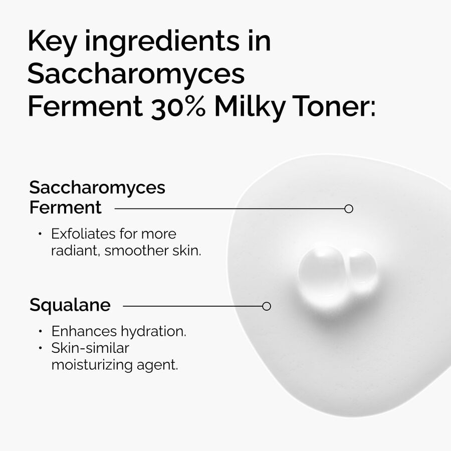Saccharomyces Ferment 30% Milky Toner - US 9499