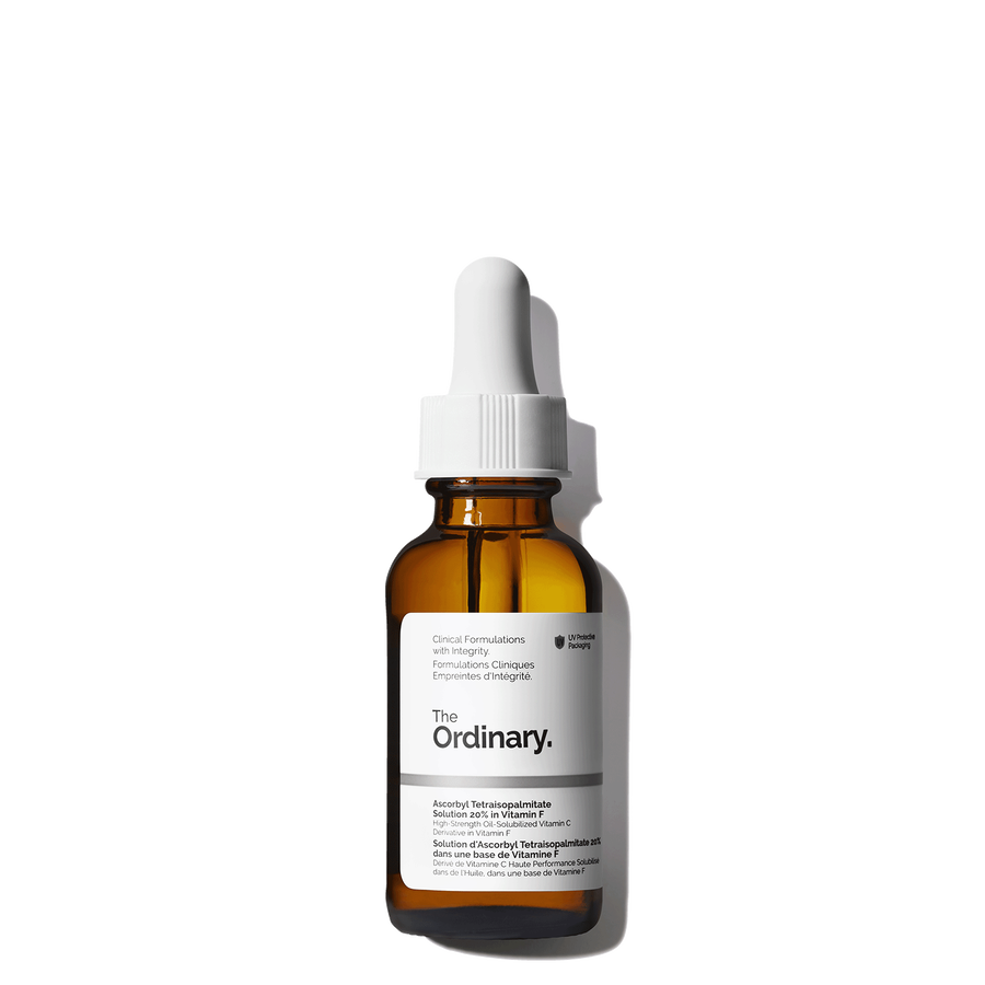 Ascorbyl Tetraisopalmitate Solution 20% in Vitamin F - US 4689